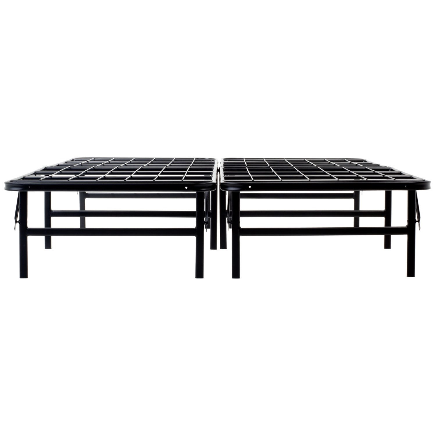 High rise store king bed frame